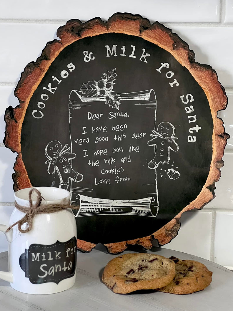 Cookie & Milk for Santa Set