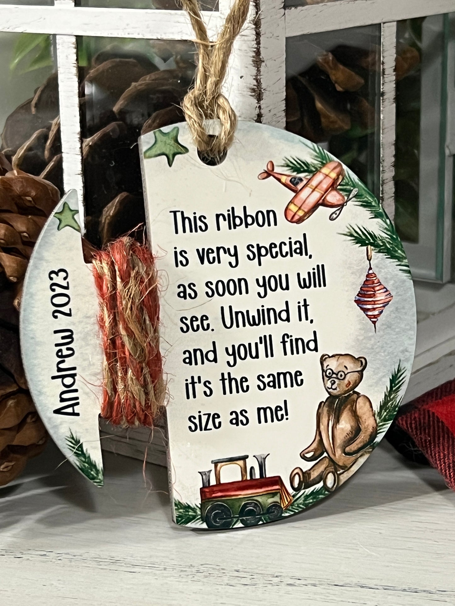 Personalized Height Measurement Ornament