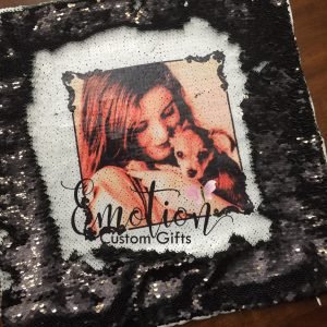 mermaid sequin pillow cover